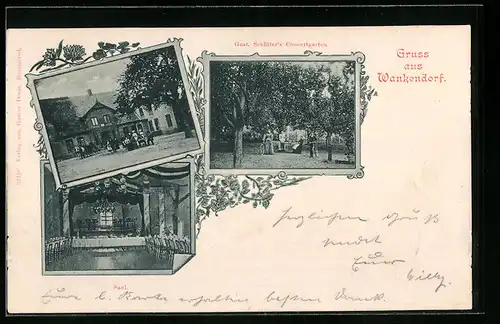 AK Wankendorf, Gust. Schlüters Restaurant und Concertgarten