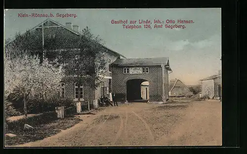 AK Klein-Rönnau b. Segeberg, Gasthof zur Linde