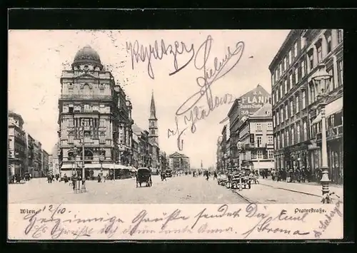AK Wien, Blick in die Praterstrasse