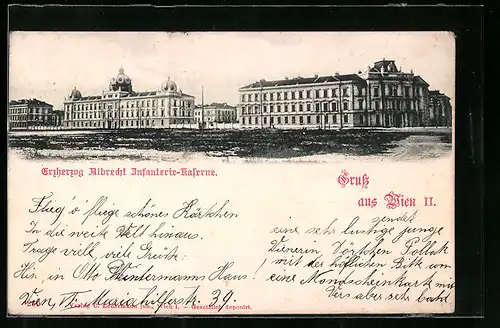 AK Wien, Erzherzog Albrecht Infanterie-Kaserne