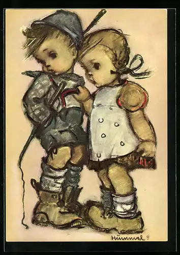 Künstler-AK Hummel: Hänsel und Gretel