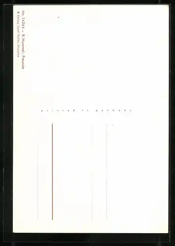 Künstler-AK Hummel: Zwei kleine Freunde