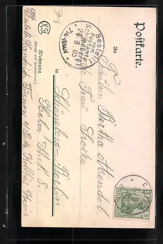 AK Brautjungfer in Spreewälder Tracht