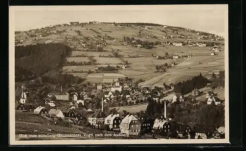 AK Sachsenberg-Georgenthal, Blick vom Mittelberg nach dem Aschberg