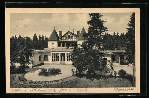 AK Albertsberg, Heilstätte, Hauptansicht