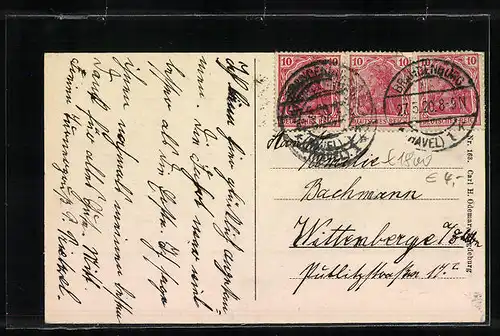 AK Brandenburg / Havel, Partie am Steintorturm