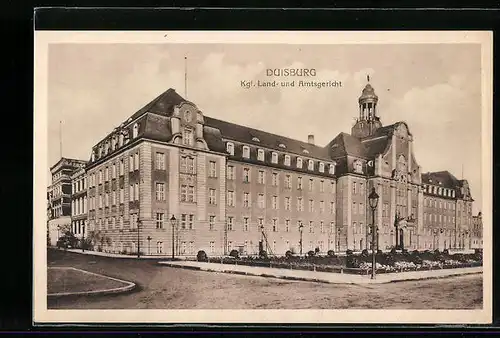 AK Duisburg, Königliches Land- und Amtsgericht