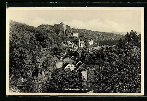 AK Blankenheim / Eifel, Ortsansicht aus der Vogelschau