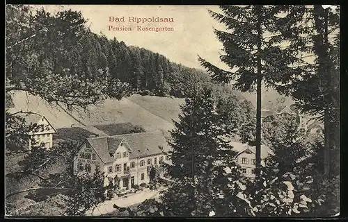 AK Bad Rippoldsau, Hotel-Pension Rosengarten