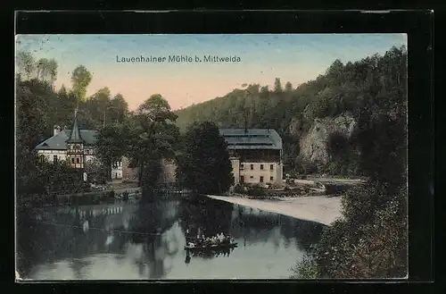 AK Mittweida, Lauenhainer Mühle und Seepartie