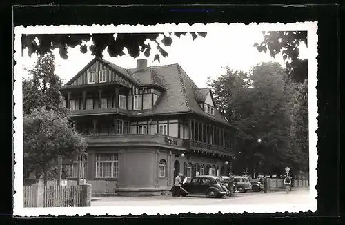 AK Sitzendorf / Thür. Wald, HO-Hotel Zur Linde