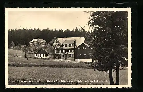 AK Oberbärenburg / Erzgeb., Fritzsches Gasthaus