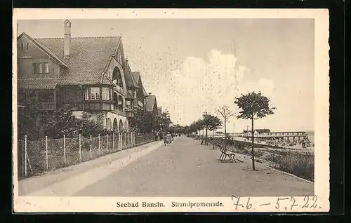 AK Bansin / Usedom, Strandpromenade