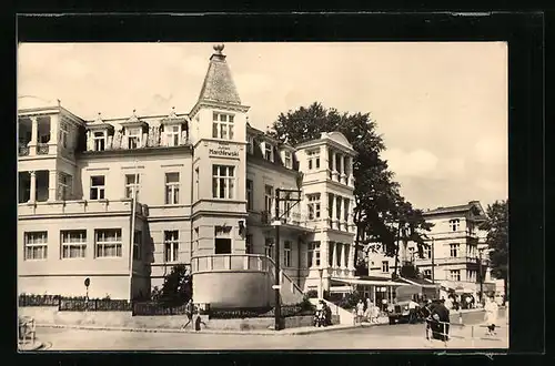 AK Bansin / Usedom, FDGB-Erholungsheim Julian Marchlewski