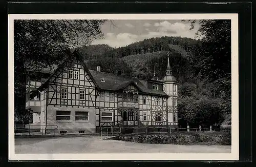 AK Bockschmiede / Thür. Wald, Gasthaus zum Eisenhammer