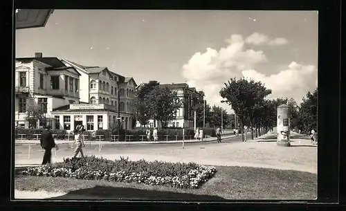 AK Ahlbeck / Usedom, Promenade