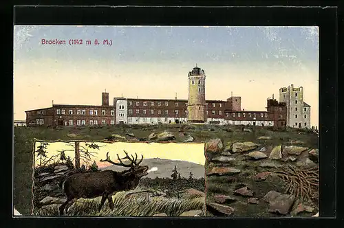AK Brocken / Harz, Aussichtsturm