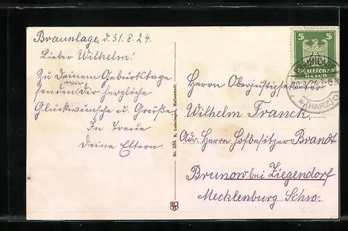 AK Brocken / Harz, Aussichtsturm