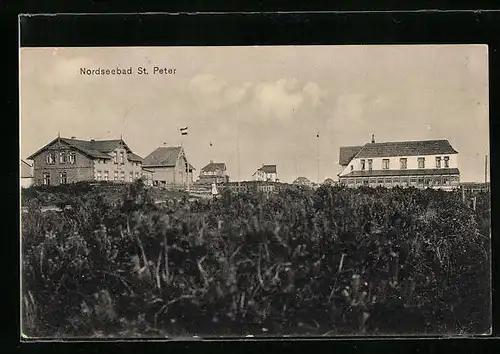 AK St. Peter / Nordsee, Ortspartie