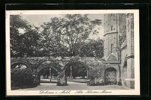 AK Doberan i. Meckl., Alte Klostermauer