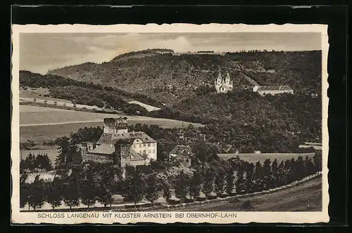 AK Obernhof-Lahn, Schloss Langenau mit Kloster Arnstein