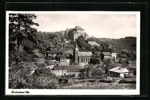 AK Blankenheim / Ahr, Ortsansicht aus der Vogelschau