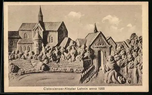 AK Lehnin / Mark, Zisterzienser-Kloster anno 1200