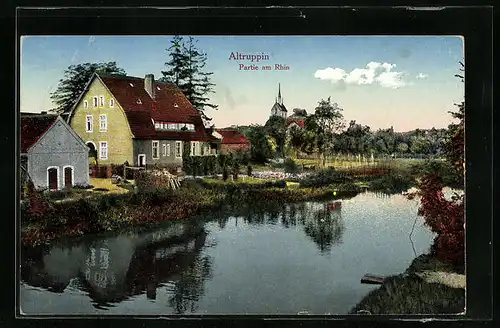 AK Altruppin, Partie am Rhin