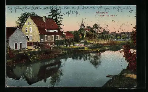 AK Altruppin, Partie am Rhin