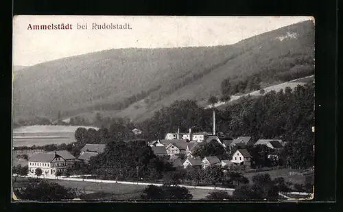 AK Ammelstädt, Ortsansicht aus der Vogelschau