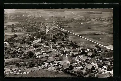 AK Rehburg, Gesamtansicht vom Flugzeug aus gesehen