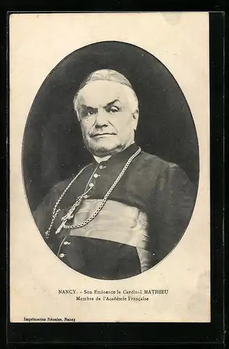 AK Son Eminence le Cardinal Mathieu
