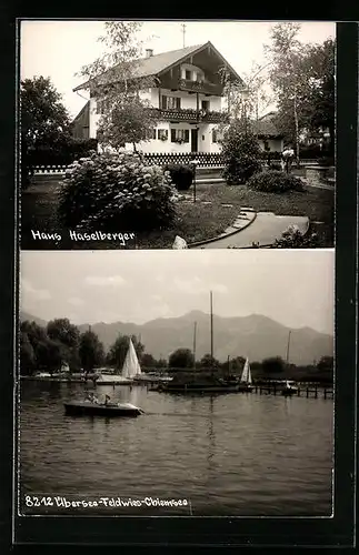 AK Feldwies, Übersee-Feldwies-Chiemsee, Haus von Hans Haselberger