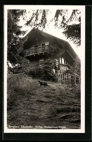 AK Sonthofen im Hochgebirge, Berghaus Edenhofer