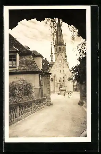 Foto-AK Weikersheim /Württ., Stadtkirche