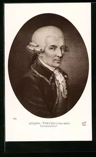 AK Portrait von Joseph Haydn, 1732-1809, Komponist