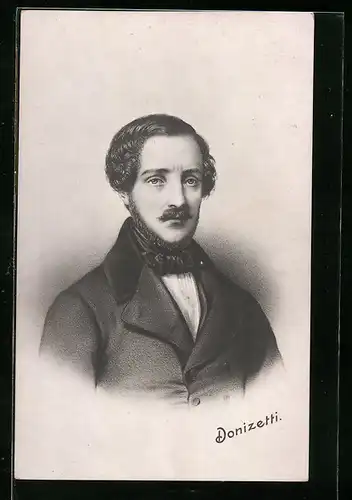 AK Portrait von Donizetti, Komponist