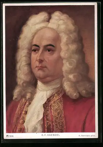 AK Georg Friedrich Händel, Komponist