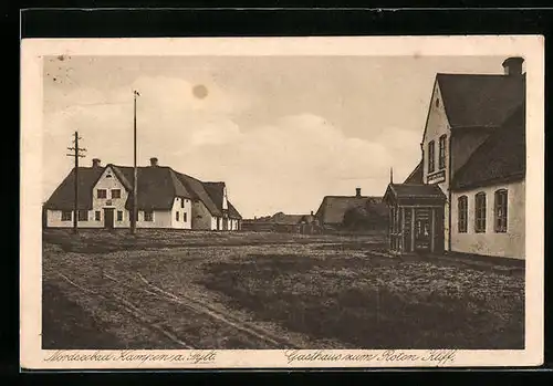 AK Kampen a. Sylt, Nordseebad, Gasthaus am Roten Kliff