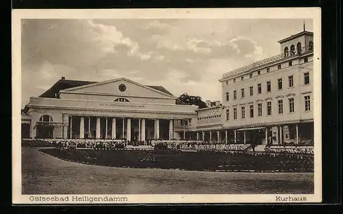 AK Heiligendamm / Ostsee, Kurhaus mit Garten