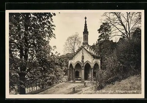 AK Gernsbach / Murgtal, Klingelkapelle