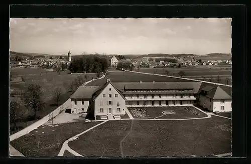 AK Kisslegg / Allgäu, Teilansicht mit Haus Loretto