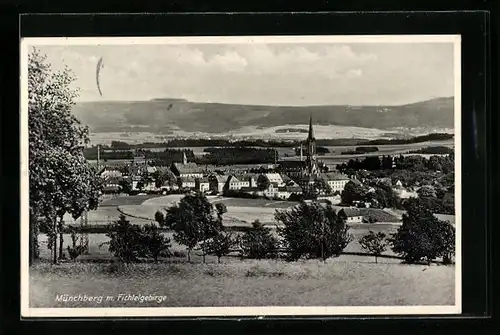 AK Münchberg / Fichtelgebirge, Gesamtansicht