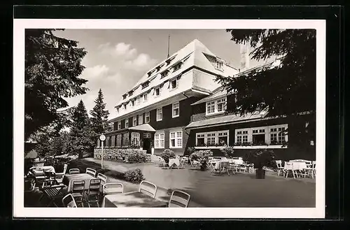 AK Feldberg / Schwarzwald, Hotel Hebelhof