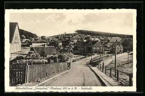 AK Buntenbock / Oberharz, Dorfstrasse