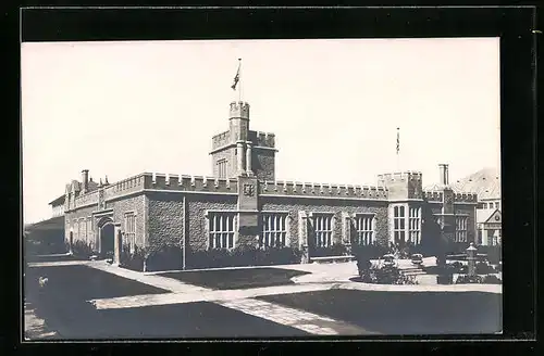 AK Leipzig, Weltausstellung für Buchgewerbe und Graphik 1914, Englisches Staatsgebäude