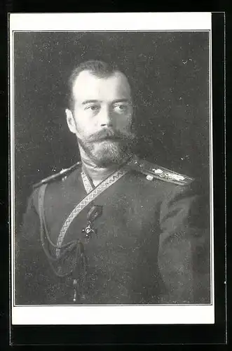 AK Nikolaus II. von Russland in Uniform