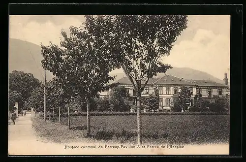 AK Boudry, Hospice cantonal de Perreux-Pavillon A et Entrée de l`Hospice