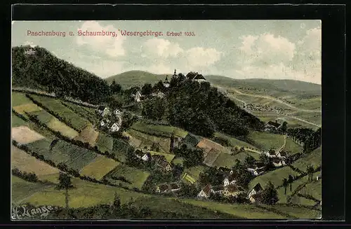 AK Schaumburg, Paschenburg und Schaumburg im Wesergebirge