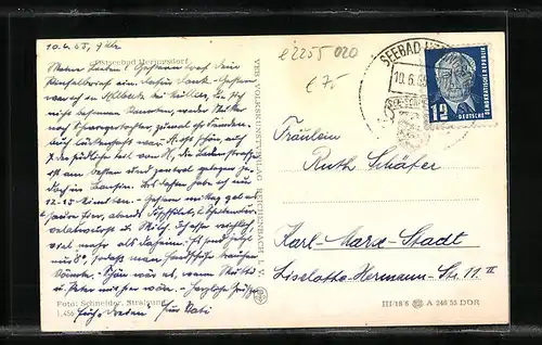 AK Heringsdorf / Usedom, Strandpartie